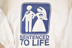 Vintage 1990s Sentenced To Life Cartoon Funny Marriage Graphic Print Crewneck Sweatshirt Mens L