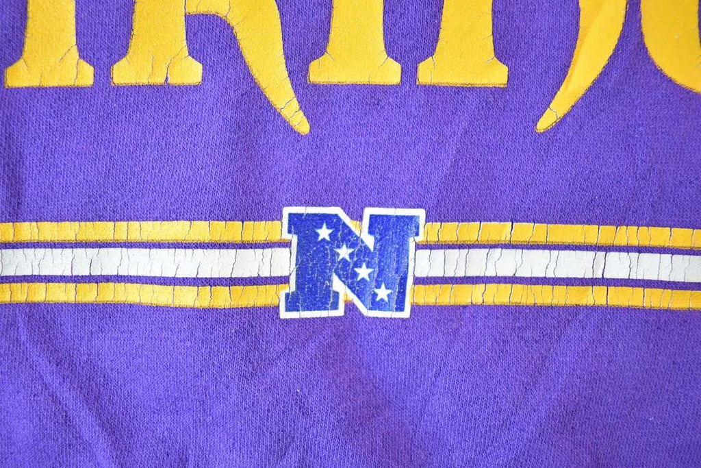Vintage 1990s Minnesota Vikings NFL Hoodie Hooded Sweatshirt