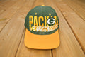 Vintage 1990s Green Bay Packers NFL logo 7 Snap Back Hat