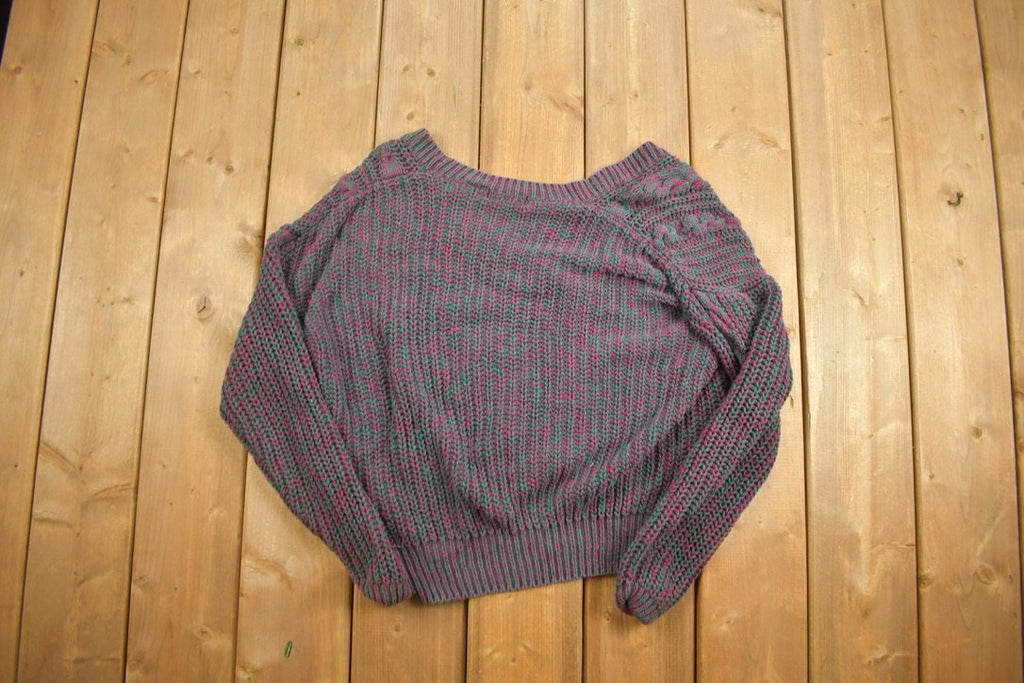 Vintage 1990s Cristina Knitted Cardigan Sweater