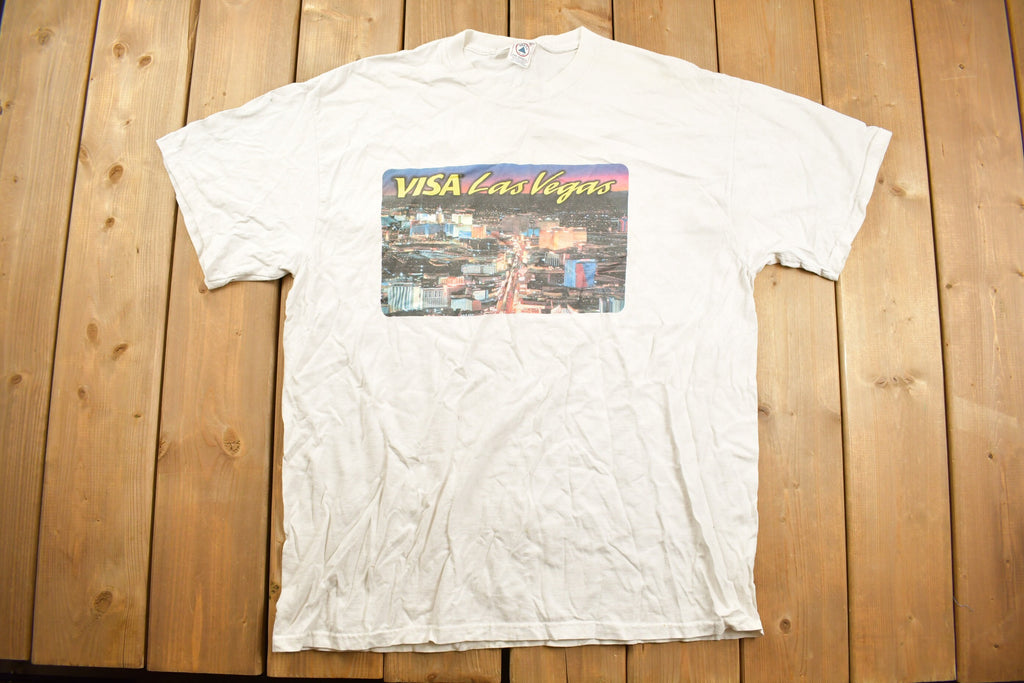Vintage 1990s VISA Las Vegas Souvenir T Shirt
