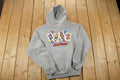 Vintage 1990s Las Vegas M&M's Zip Up Hoodie Sweatshirt