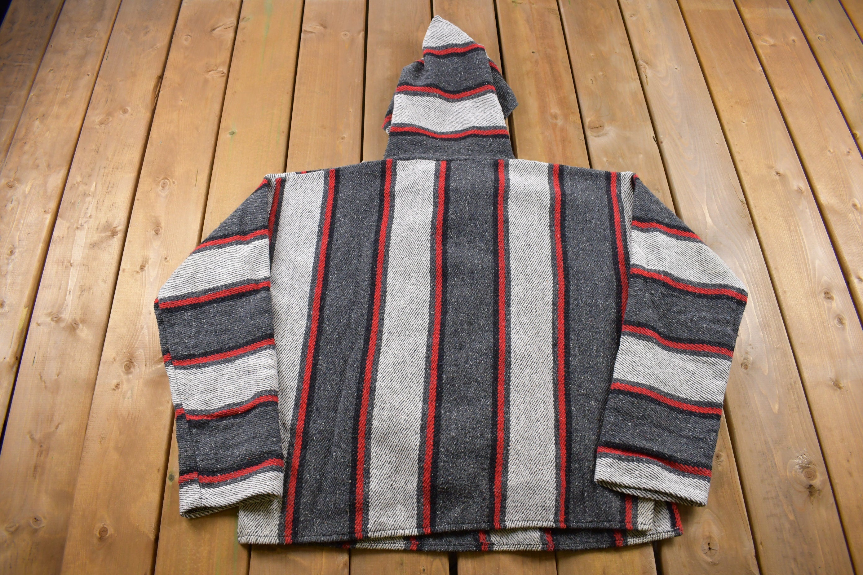 Vintage 1990s Mexican Blanket Hoodie
