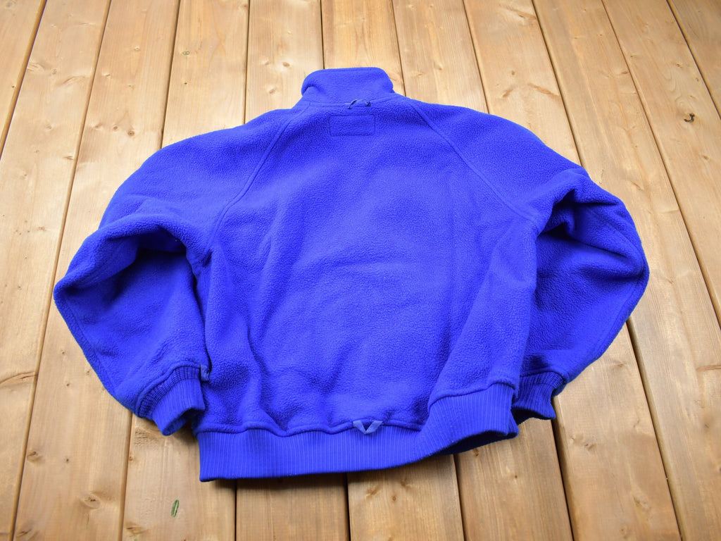 Vintage 1990s Eddie Bauer Women's Zip Fleece Sweater