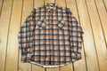 Vintage 1980s Fruit Of The Loom Flannel Button Up Shirt Men's Large