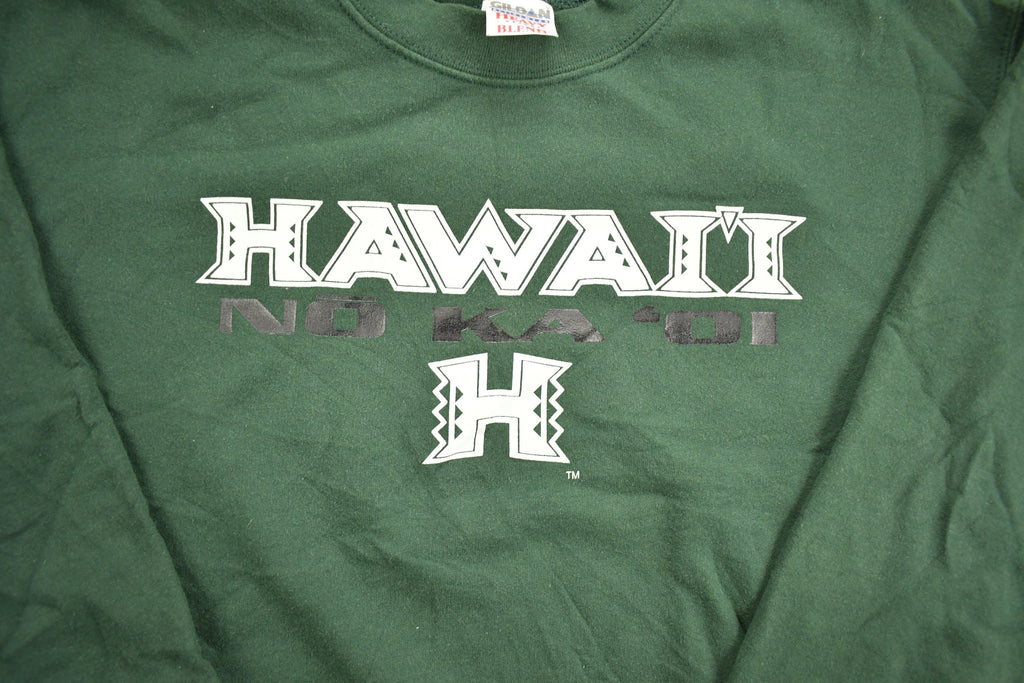 Vintage 1990s Hawaii Themed Novelty Crewneck Sweatshirt