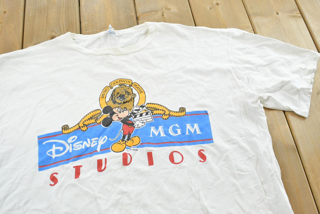 Vintage 1980s Disney MGM Studios Mickey Mouse Graphic T-Shirt Men's Medium