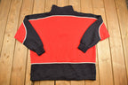 Vintage 1990s Boom X Embroidered Quarter Zip Sweatshirt