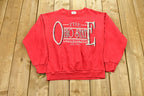 Vintage 1990's University of Ohio State Buckeyes Collegiate Crewneck  Made In USA  NCAA Sweatshirt  Sportswear  Athleisure  Americana