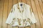 Vintage 1980s Leather 9000 Jacket Womens Small /