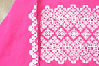 Vintage 1990s Pink Collared Abstract Puffy Print Cute Crewneck Sweater