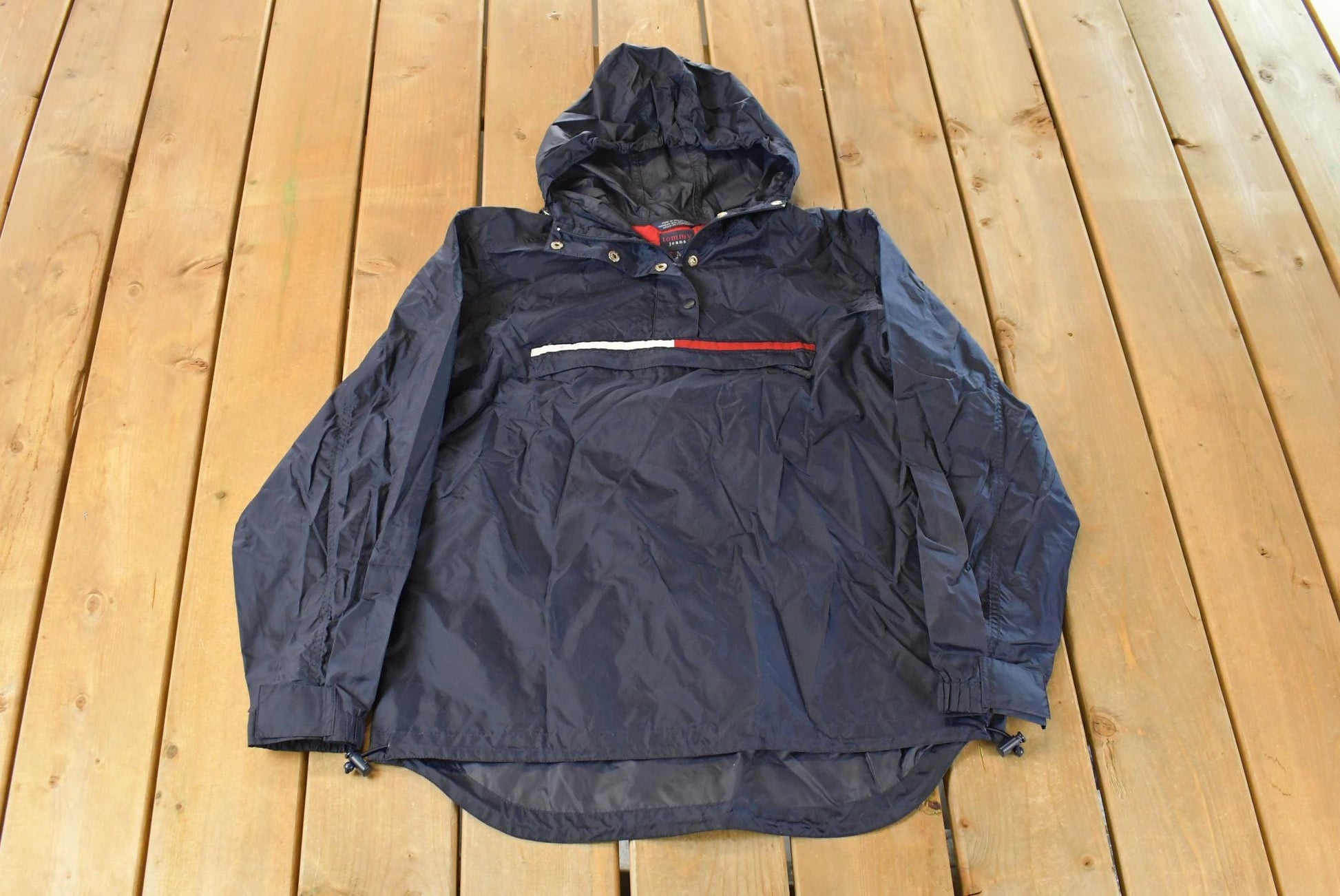 Vintage 2000s Tommy Hilfiger Anorak Windbreaker Jacket Men's Large