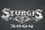 Vintage Y2K Sturgis Cycle Motorcycles Biker T-Shirt Men's XL / Distressed / 2000's Grunge Faded Black