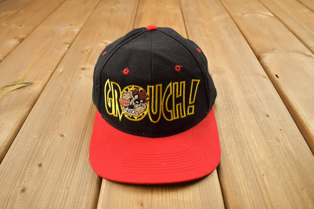 Vintage 1997 Looney Tunes Taz Snap Back Hat