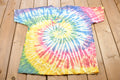 Vintage 1990s Las Vegas Embroidered Tie-Dye T-Shirt