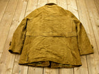 Vintage 1980s Cresco Suede Leather Jacket Size 42