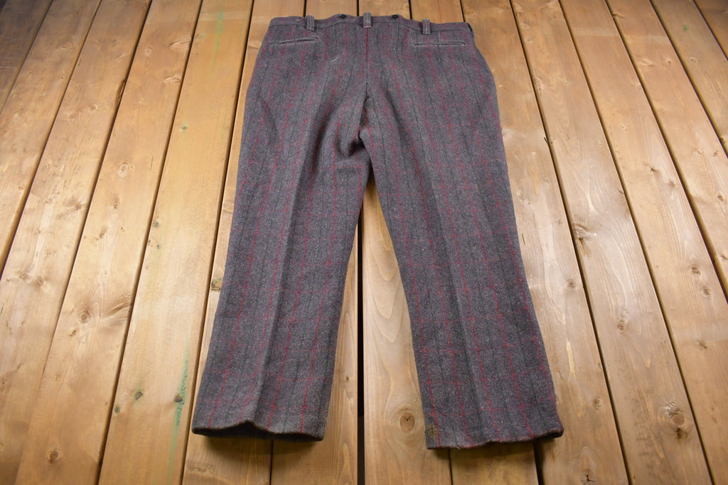 Vintage 1980s Wool Trousers 40 x 31