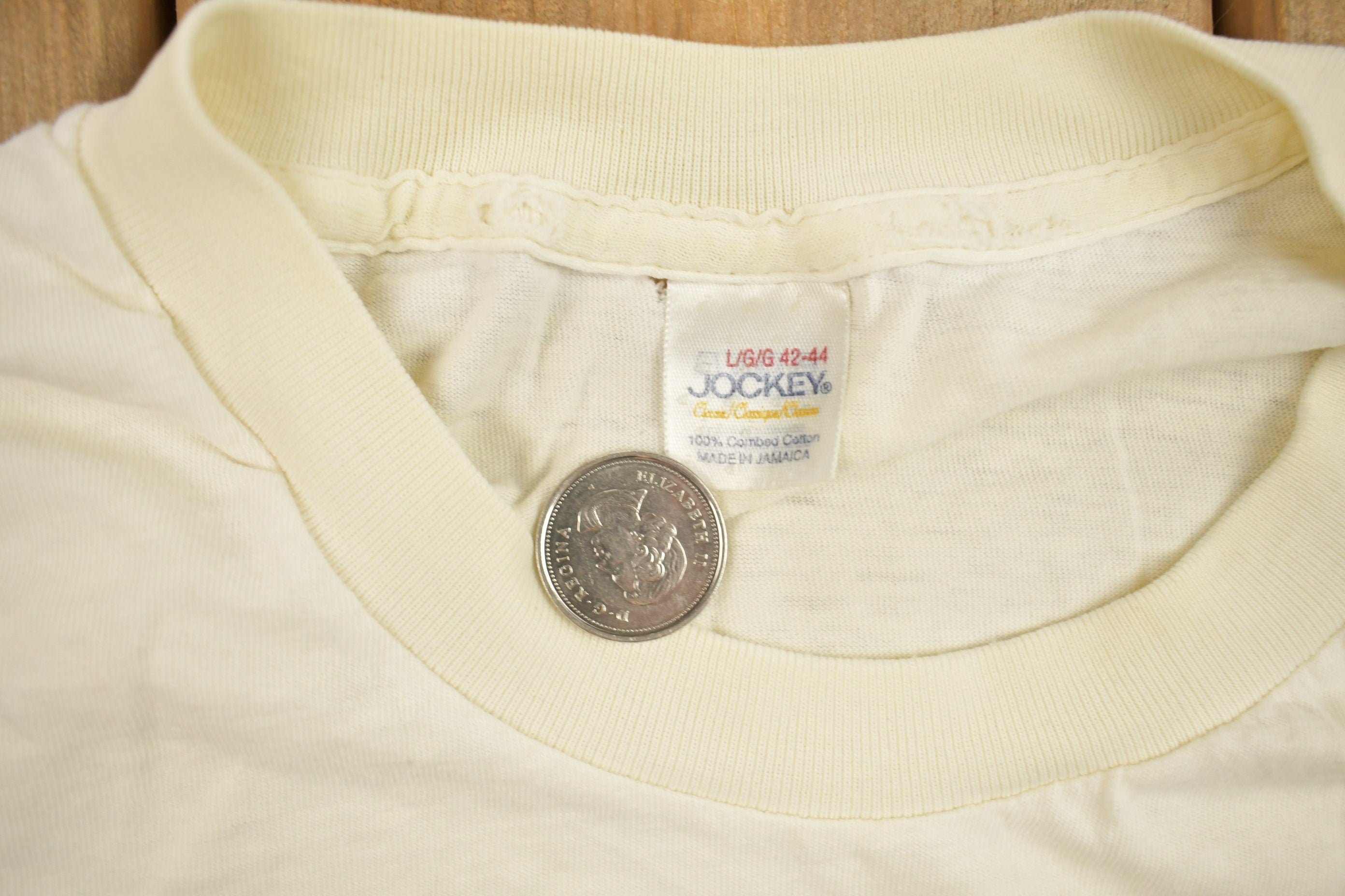 Vintage 1990s Jockey Blank T Shirt
