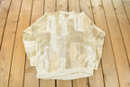 Vintage 1990s Coogi 3D Knit Abstract Crewneck Sweater Men's Large