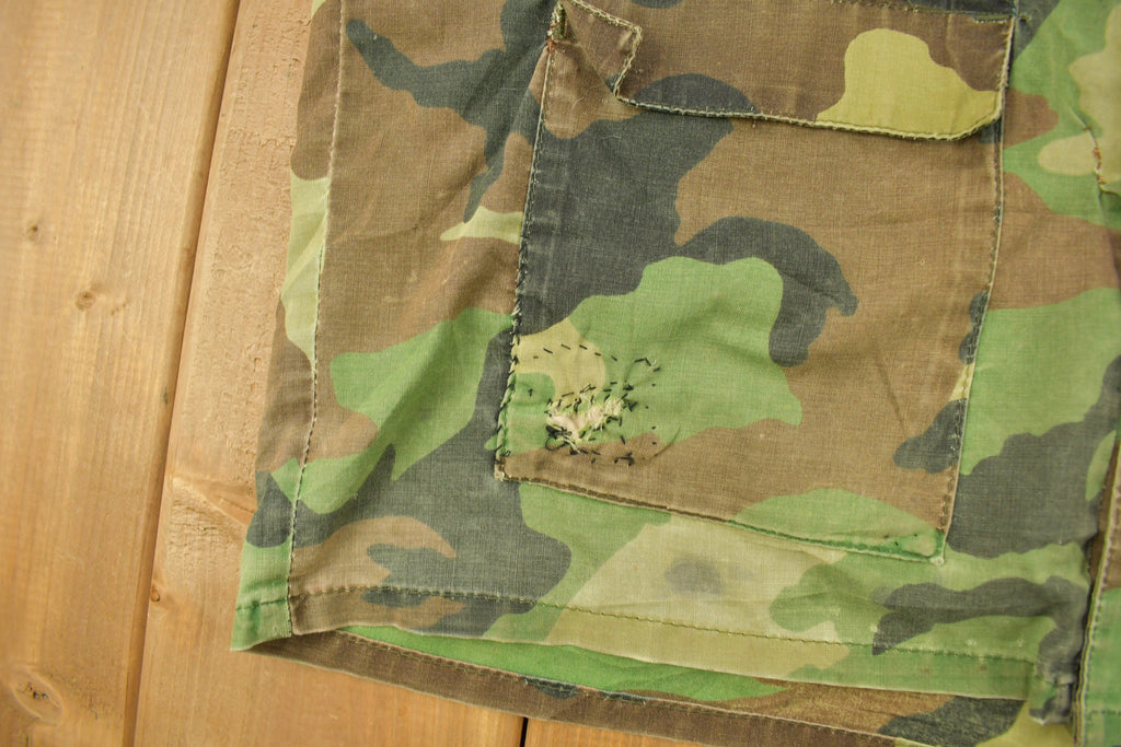 Vintage 1980s Sportsman Selection By Zero Zone Camouflage Button Up Shirt