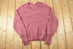 Vintage 1990s Ingo Knit V Neck Sweater