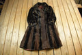 Vintage 1970s Rosewin Faux Fur Leather Coat Women's M-L