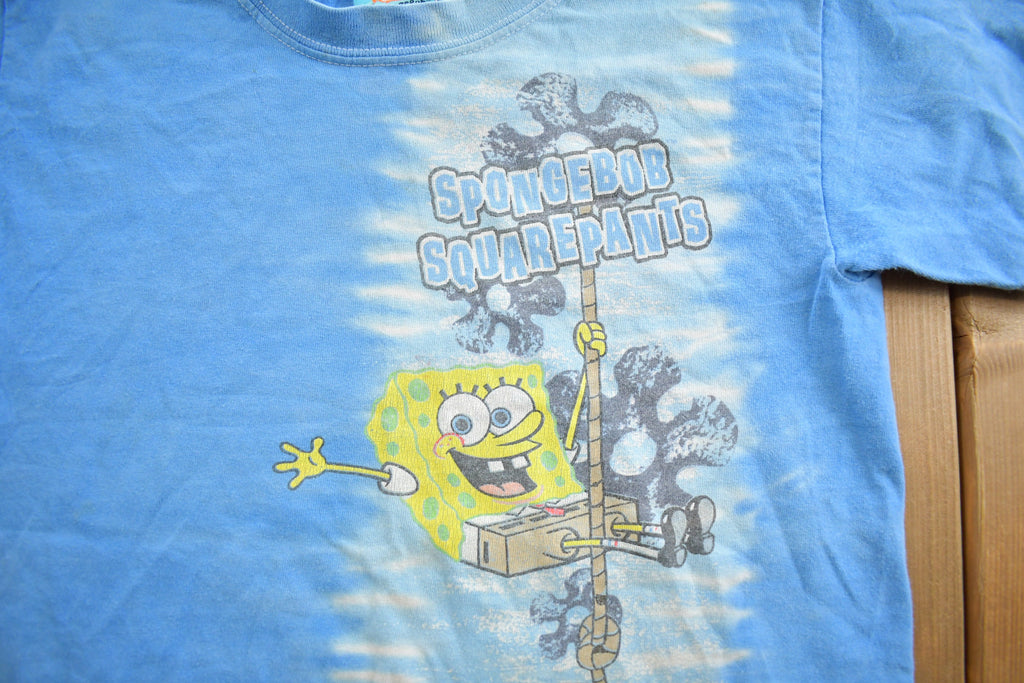 Vintage 2000s Spongebob Squarepants Graphic T-shirt Kids M