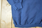 Vintage 1990s FOTL Blank Blue Boxy Crewneck Sweatshirt