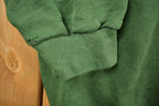 Vintage 1990s Blank Green Crewneck Sweatshirt