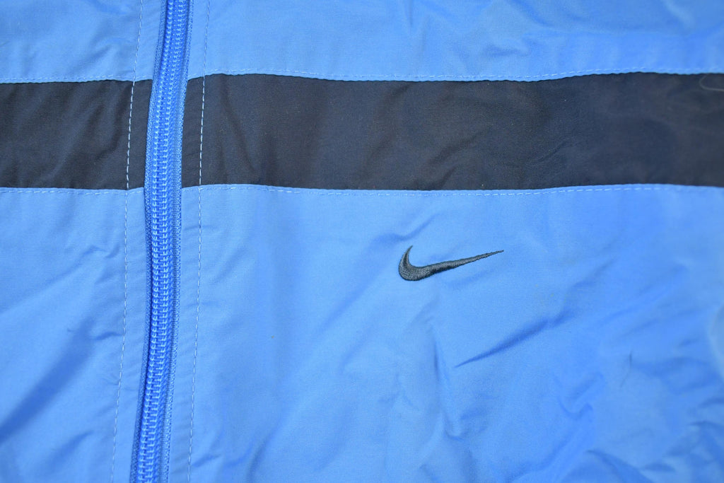 Vintage 1990s Nike Windbreaker Full Zip Cotton Lined Jacket