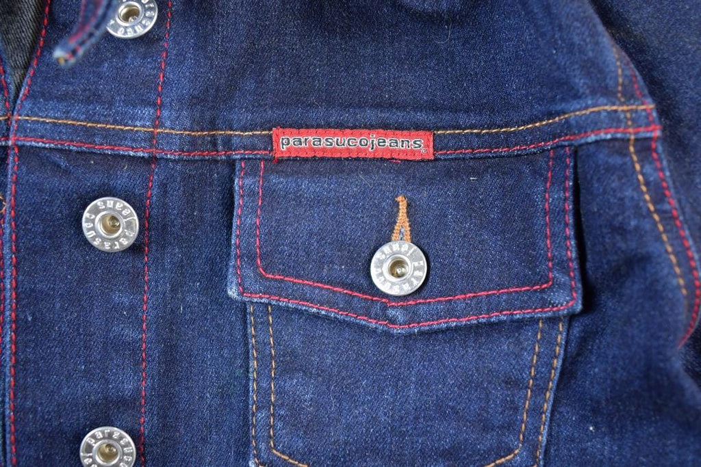 Vintage 1990s Parasuco Jeans Deadstock Jean Jacket Made In USA