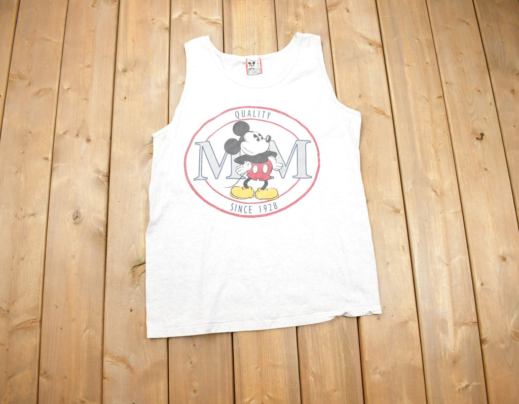 Vintage 1990s Mickey Mouse Cartoon Promo Tank Top