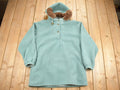 Vintage 1990s Tsunami Sport Fleece Parka Jacket  Quarter Button  Vintage Parka  Winter  Streetwear  Made In Canada  Fur Hood