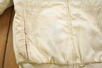 Vintage 1990s Robbe White Bomber Jacket