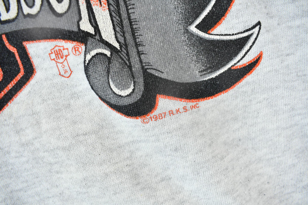 Vintage 1990 Harley Davidson South Miami Graphic Hoodie