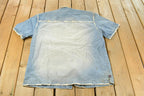 Vintage Y2K Phat Farm Denim Short Sleeve Button Up Shirt Men's XL / Vintage Hip Hop / Embroidered