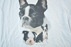 Vintage 90s Boston Terrier Puppy T-Shirt - Mens XL