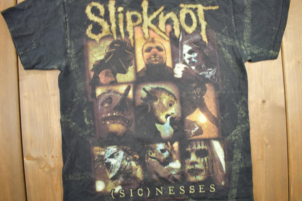 Vintage Y2K Slipknot All Over Print Band Tee