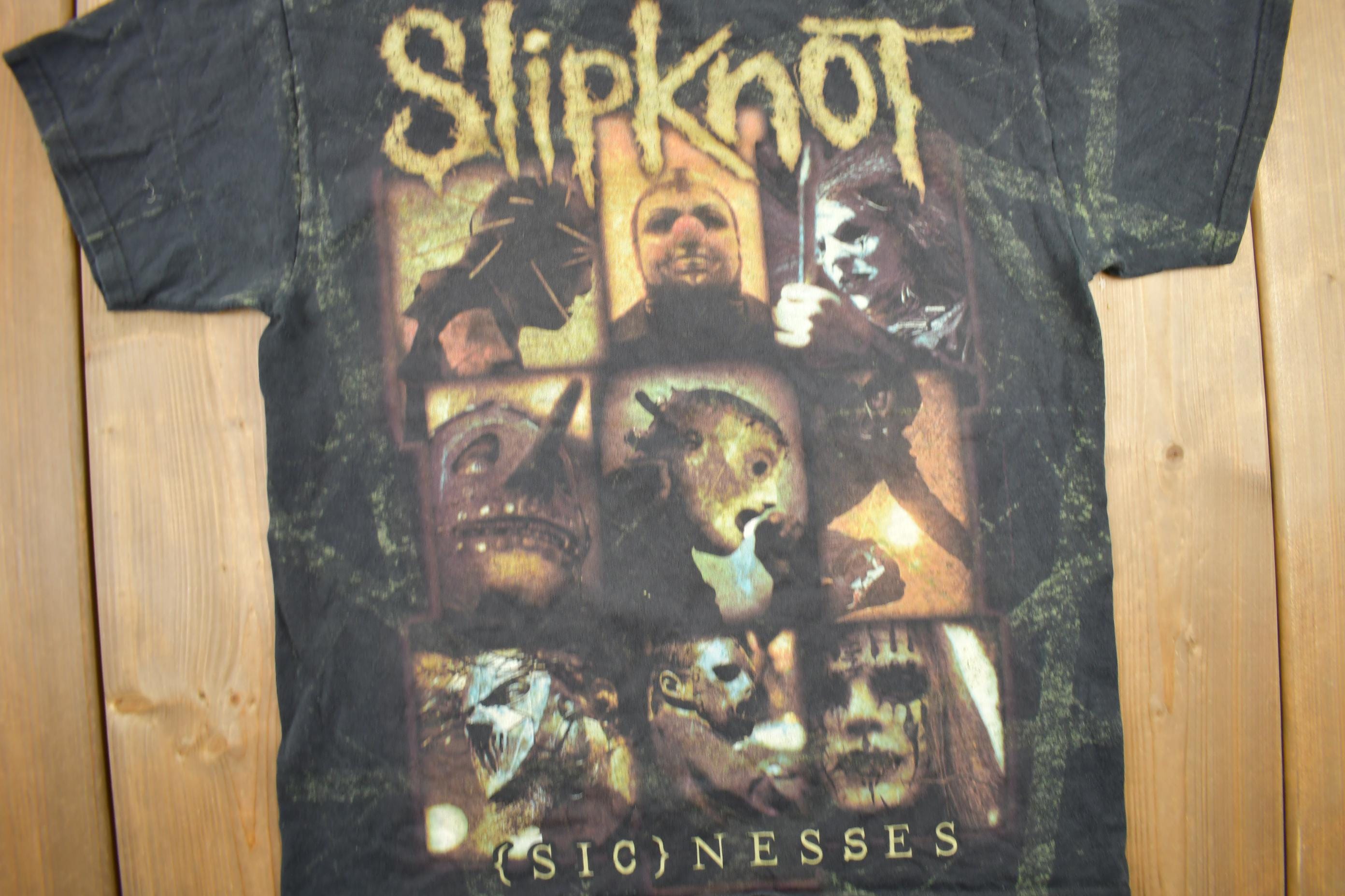Vintage Y2K Slipknot All Over Print Band Tee