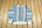 Vintage 1990s American Priority 3D Knit Sweater Mens Large