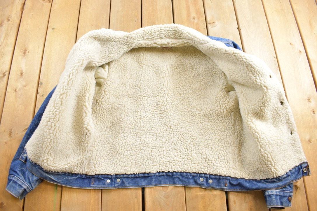 Vintage 1980s Levi's Sherpa Denim Jacket