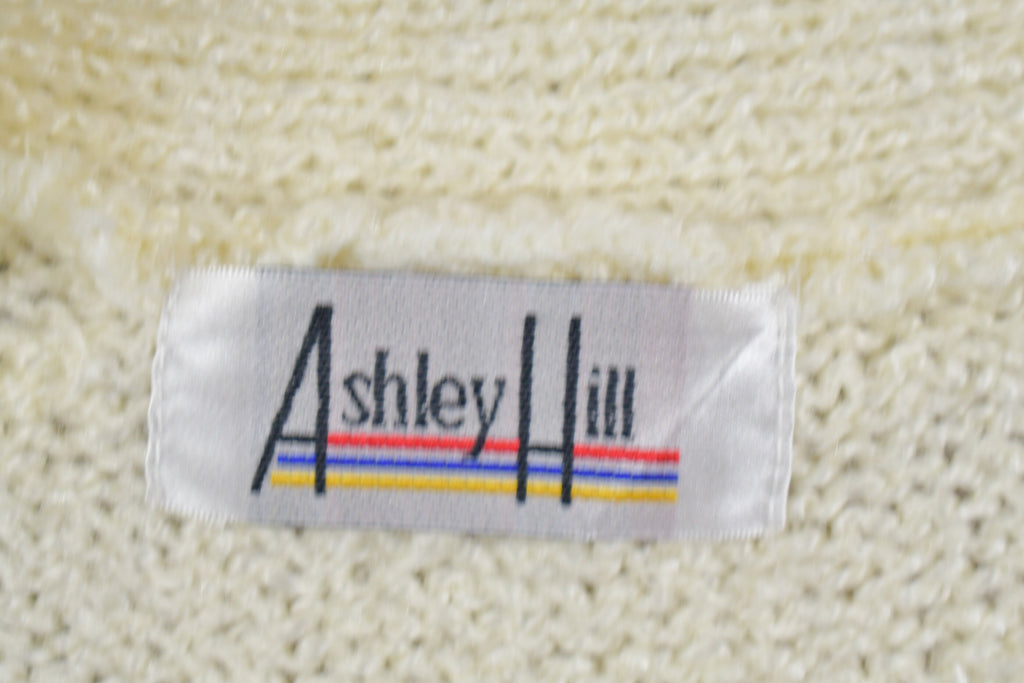 Vintage 1990s Ashley Ill Knit Cardigan Sweater