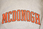 Vintage 1990s Mc Donogh Cotton Exchange Crewneck Sweatshirt Men's L / NCAA College Spellout / 90s Crossgrain Heavyweight Collegiate Sweater