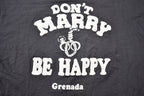 Vintage 1990s Don't Marry Be Happy Grenada T-Shirt