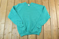 Vintage 1990s FOTL Blank Teal Crewneck Sweatshirt
