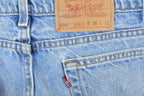 Vintage 1990s Levi Strauss 550 Red Tab Denim Jeans Size 36x32