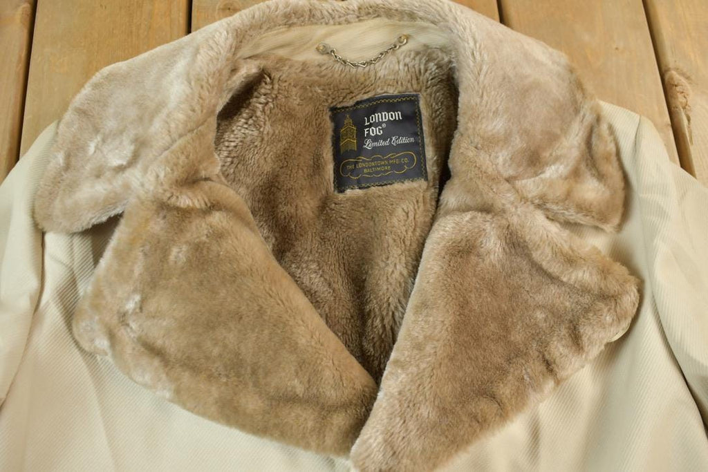 Vintage 1980s London Fog Pile Lined Jacket