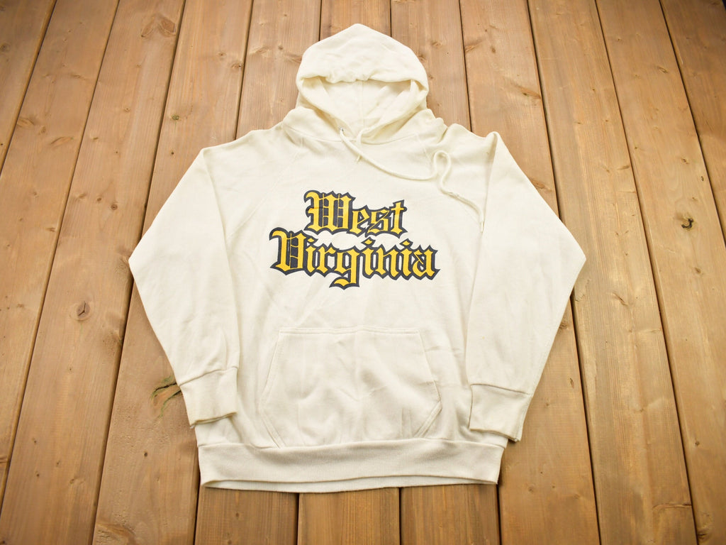 Vintage 1970s West Virginia University Collegiate Raglan Hoodie