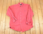 Vintage 1990s Ralph Lauren Polo Button Up Shirt Men's XLT