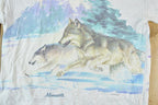 Vintage 1990s Running Wolves FAB Outdoors T-Shirt